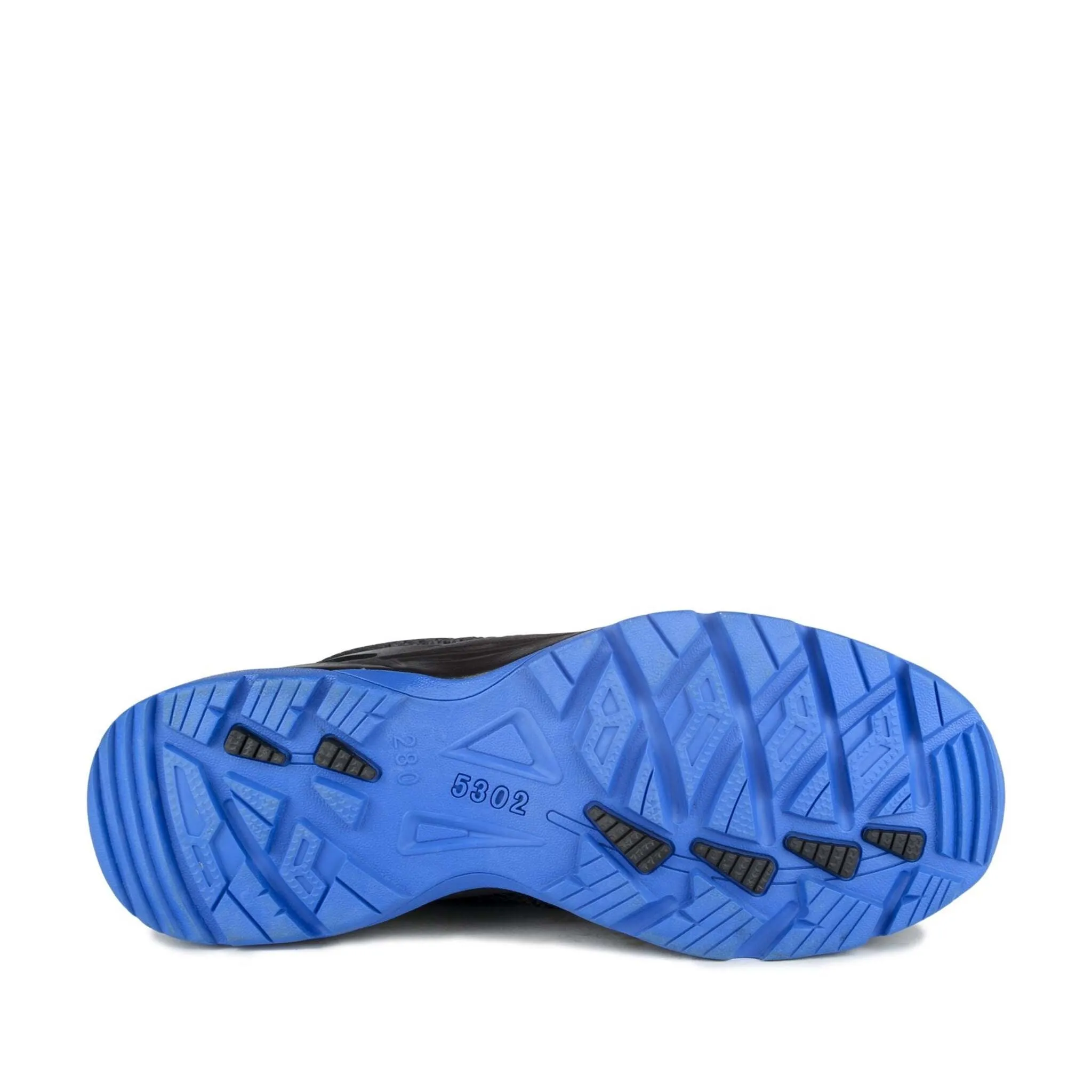Acton Profusion Indoor Safety Work Shoes - Metal Free, Lightweight, Breathable, Composite Toe, Slip-Resistant, CSA Certified | Sizes 7-15 | Blue Tinted