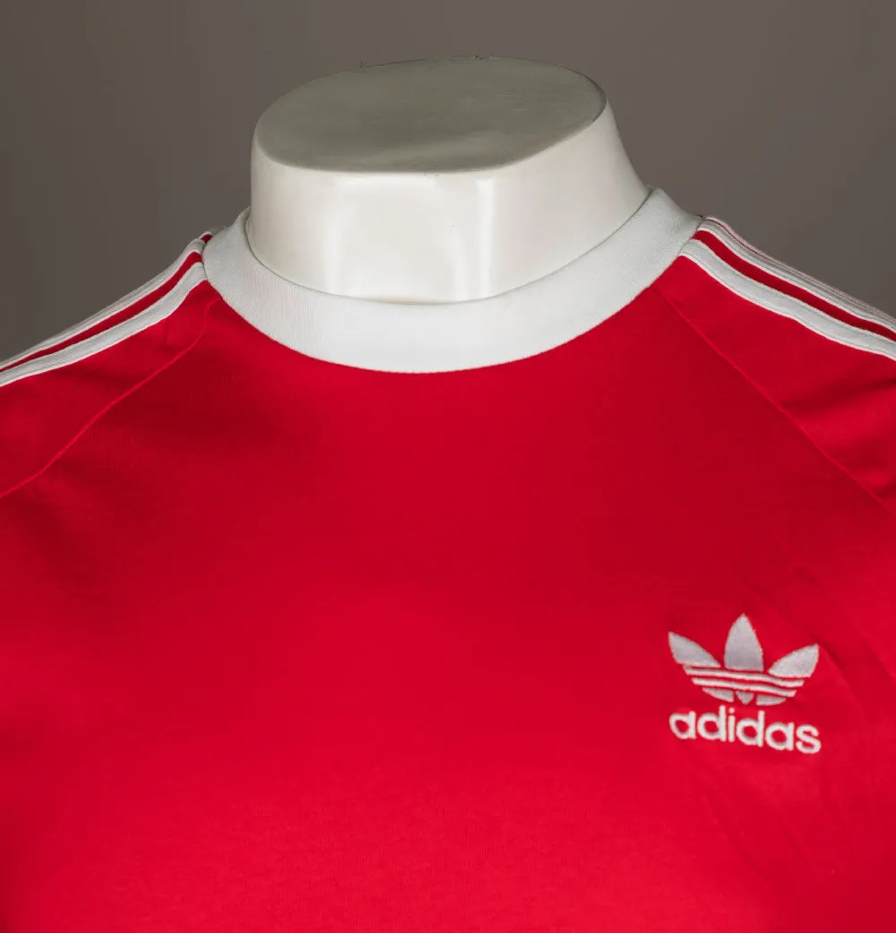 Adidas Adicolor 3-Stripes T-Shirt Red