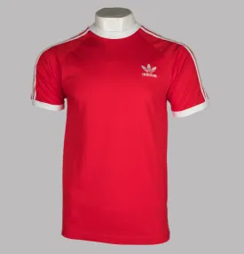 Adidas Adicolor 3-Stripes T-Shirt Red
