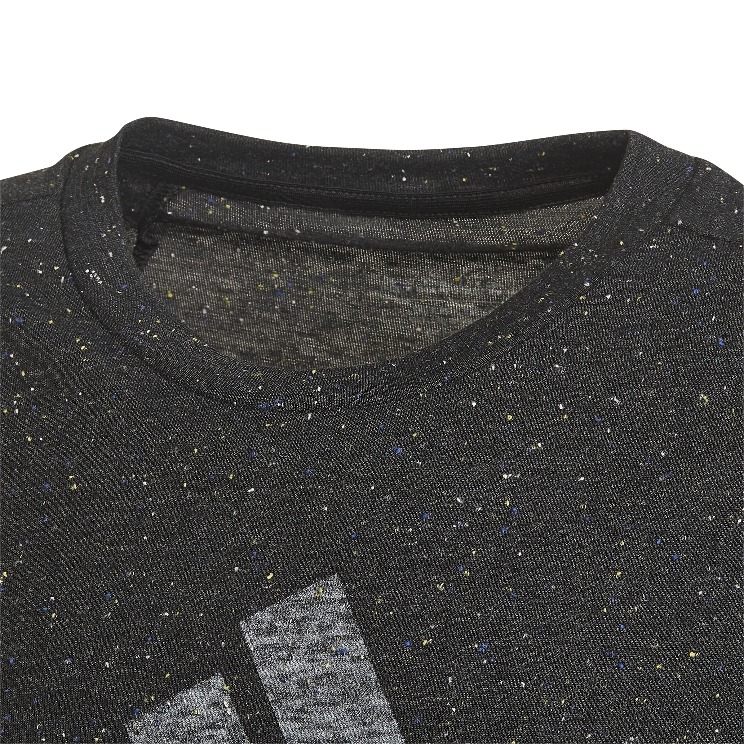 adidas BOS Tee - Girls - Black Melange/White