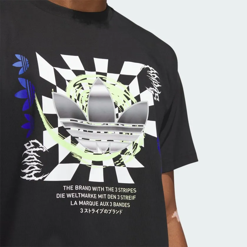 ADIDAS MV TREFOIL GRAPHIC T-SHIRT - BLACK