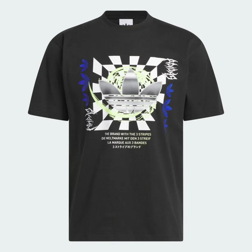 ADIDAS MV TREFOIL GRAPHIC T-SHIRT - BLACK