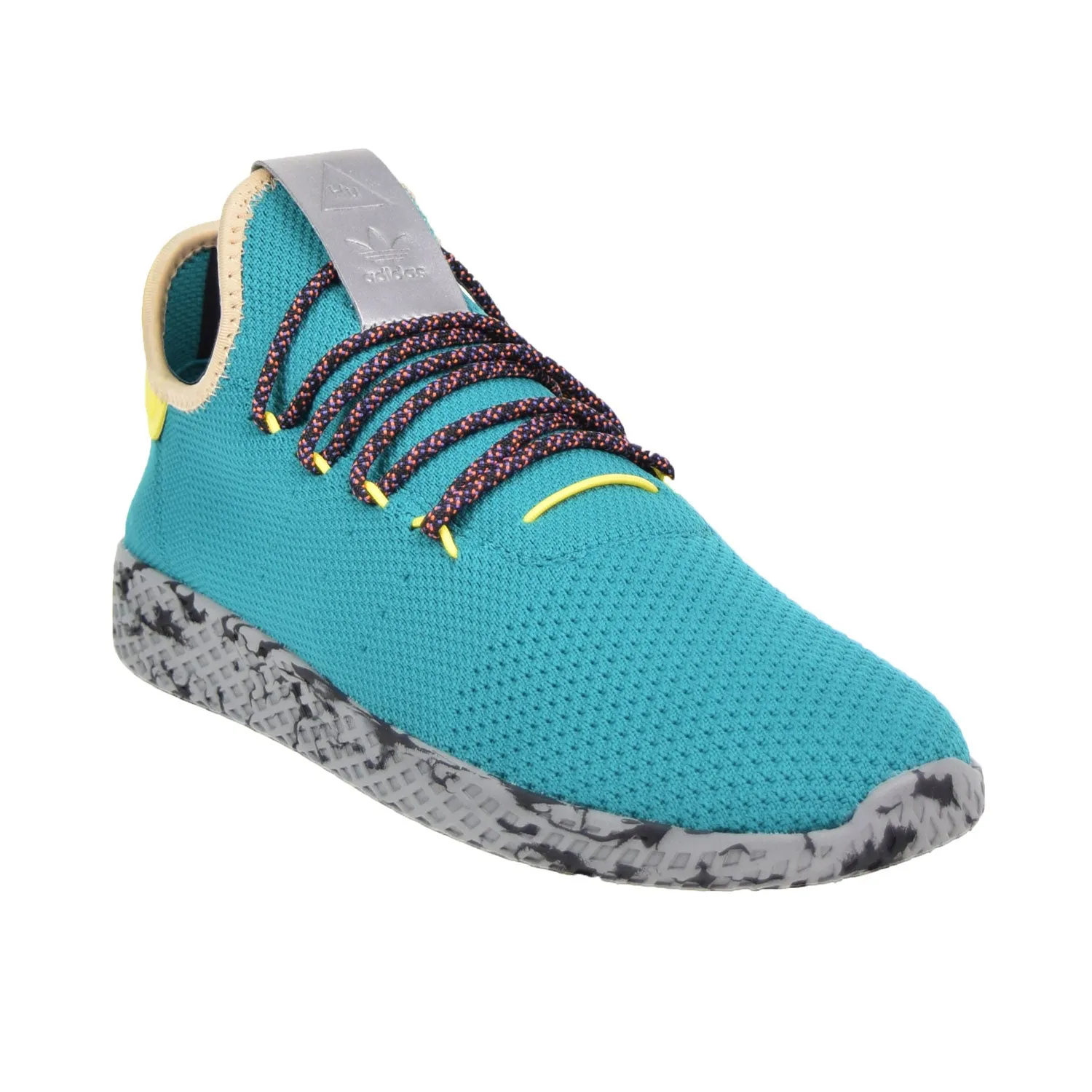 Adidas Pharrell Williams Tennis HU Men's Shoes Teal/Frozen Yellow/Grey Marble