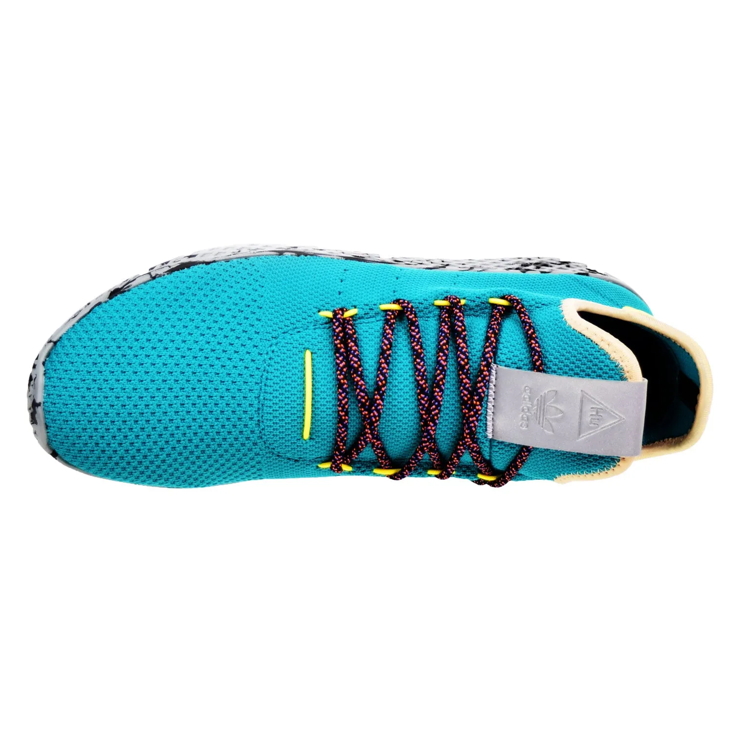 Adidas Pharrell Williams Tennis HU Men's Shoes Teal/Frozen Yellow/Grey Marble