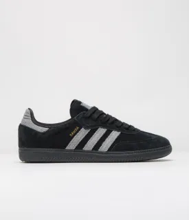 Adidas Samba ADV Shoes - Core Black / Grey Four / Gold Metallic