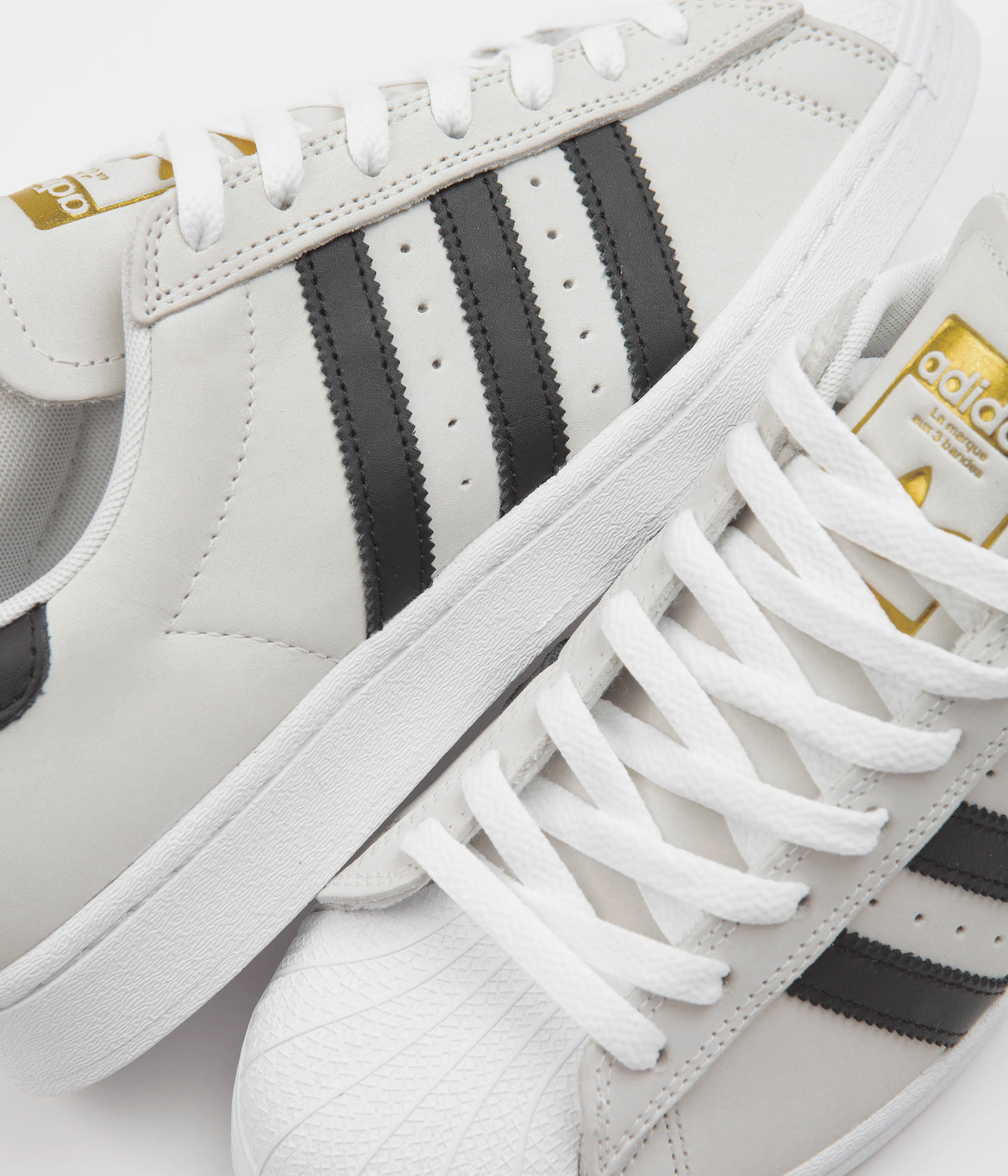 Adidas Superstar Shoes - White / Core Black / Gold Metallic