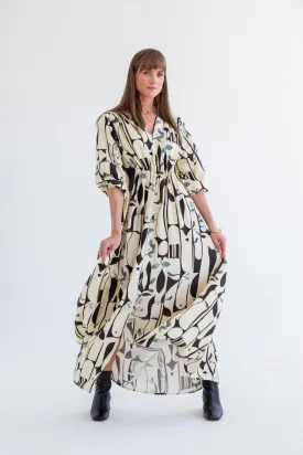 Arniston Dress Abstract Print