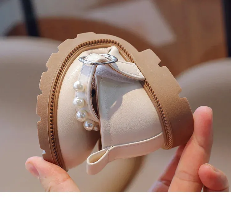 Baby Girl Flower Leather Shoes