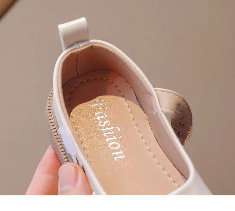 Baby Girl Flower Leather Shoes