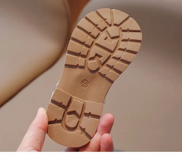 Baby Girl Flower Leather Shoes
