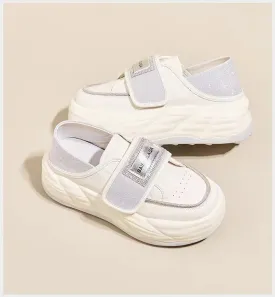 Breathable Soft Sole Glitter Velcro Shoes