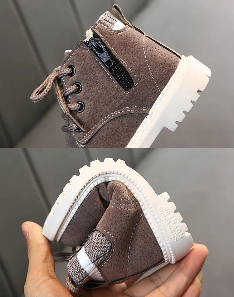 Casual Plush Warm Ankle Shoes for Kids