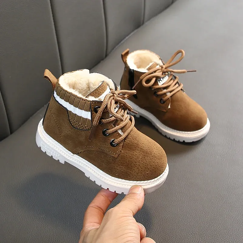 Casual Plush Warm Ankle Shoes for Kids