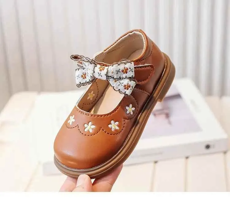 Children's Casual Shoes - Flat with Embroider Bowtie - TSS302