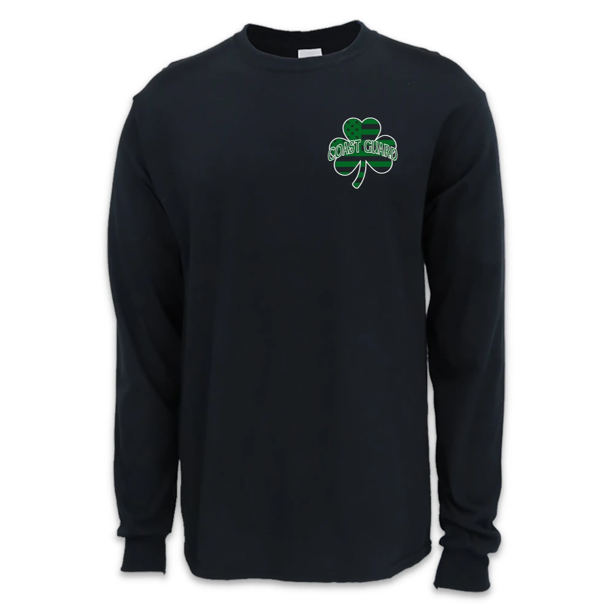 Coast Guard Shamrock Long Sleeve T-Shirt