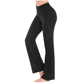 Flare Bootcut Yoga-byxor fr kvinnor