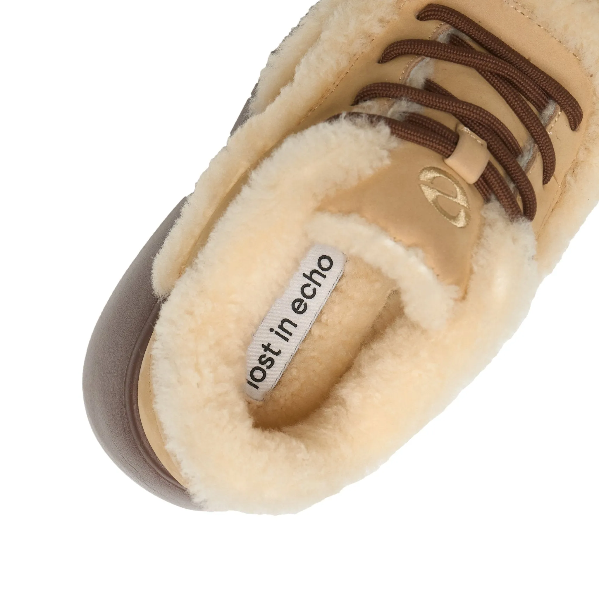 Fluffy Round Toe Thick Soled Breadboard Shoes In Maize Yellow