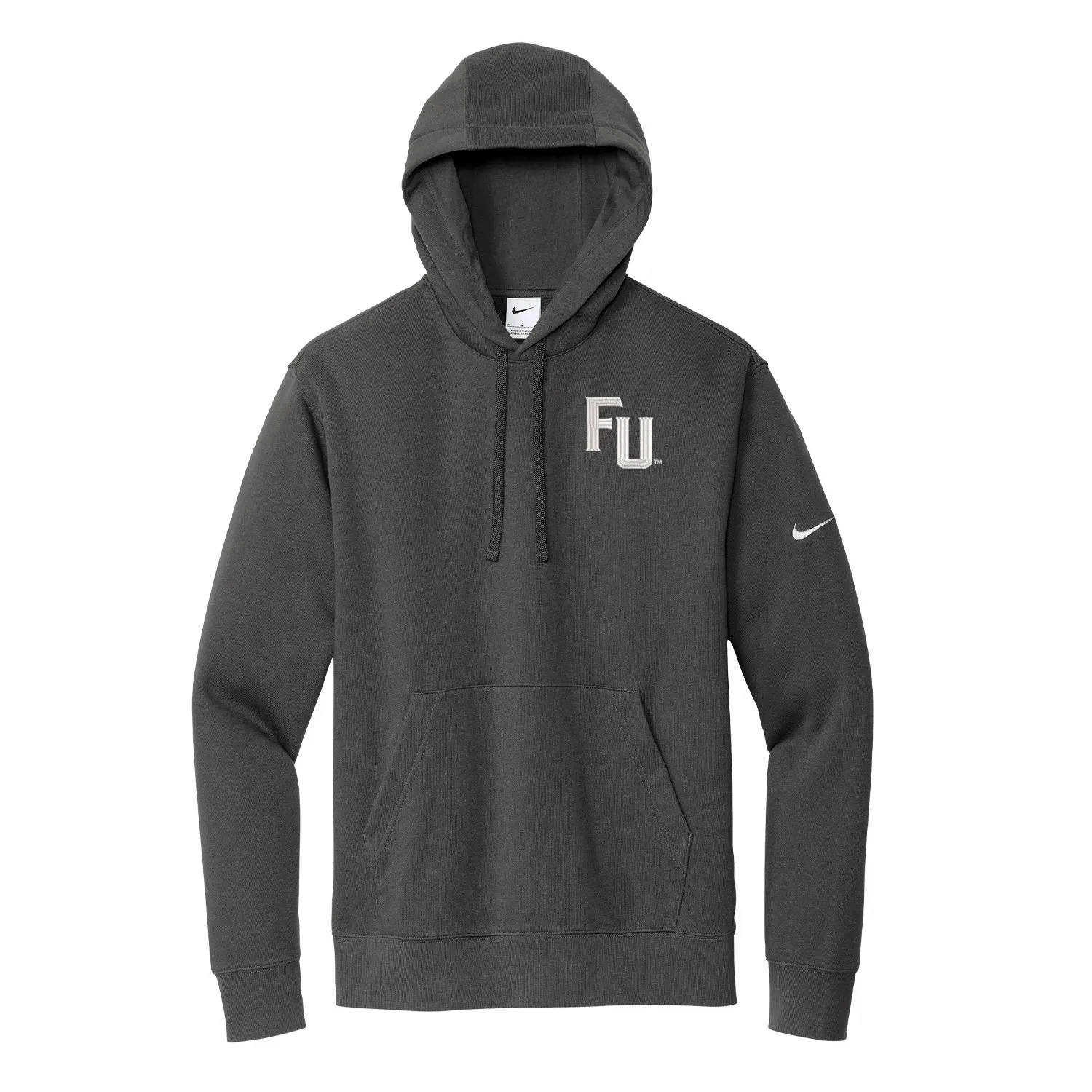 Furman Nike Hooded Sweatshirt - FU Wordmark