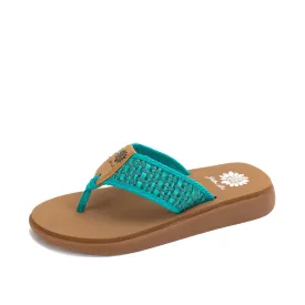 Garcia Turquoise Flip Flops