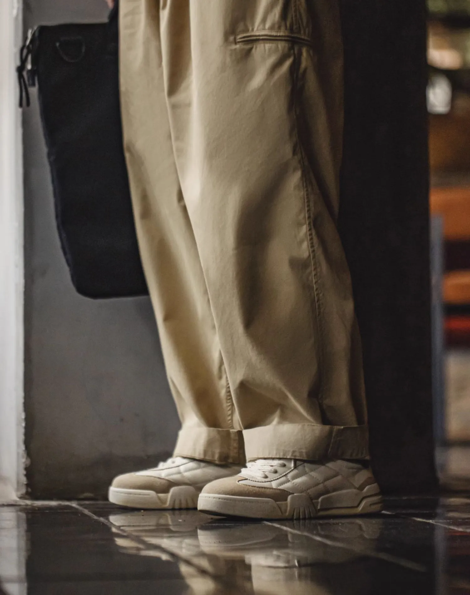 German Army Retro Thick-Soled White Versatile Soft-Soled Men's Casual Shoes