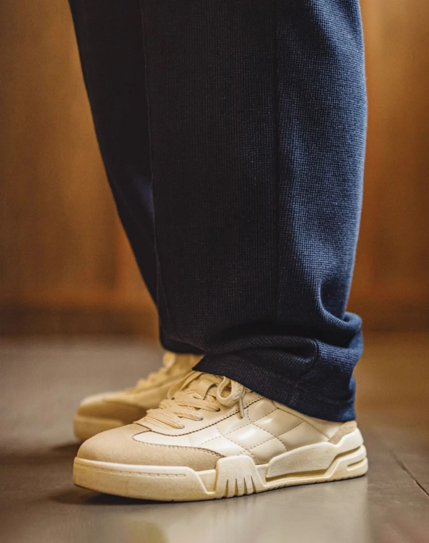 German Army Retro Thick-Soled White Versatile Soft-Soled Men's Casual Shoes