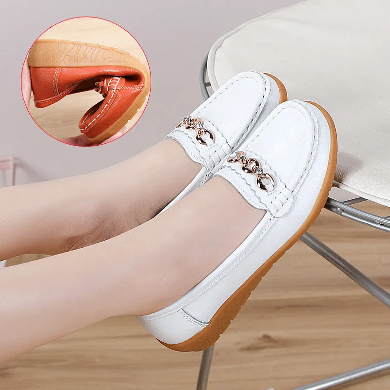 Greta  Chain Detail Comfort Loafers