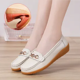 Greta  Chain Detail Comfort Loafers