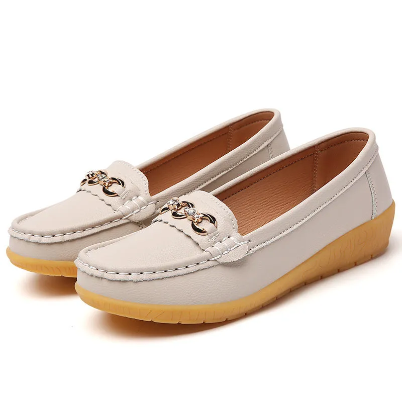 Greta  Chain Detail Comfort Loafers