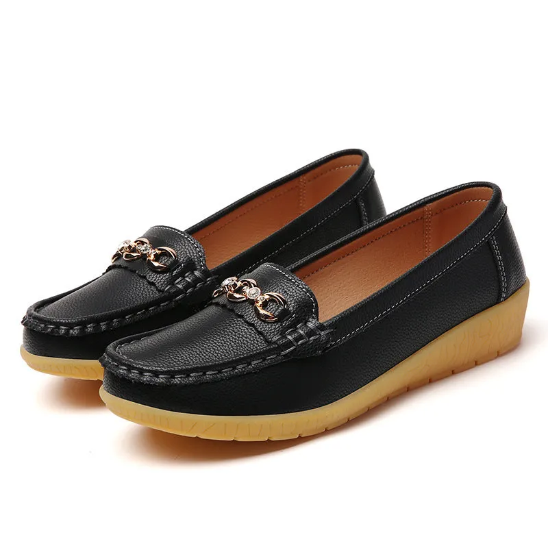 Greta  Chain Detail Comfort Loafers