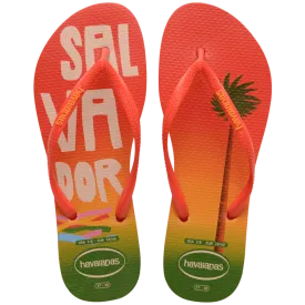 Havaianas Slim Print Postcard Flip Flops