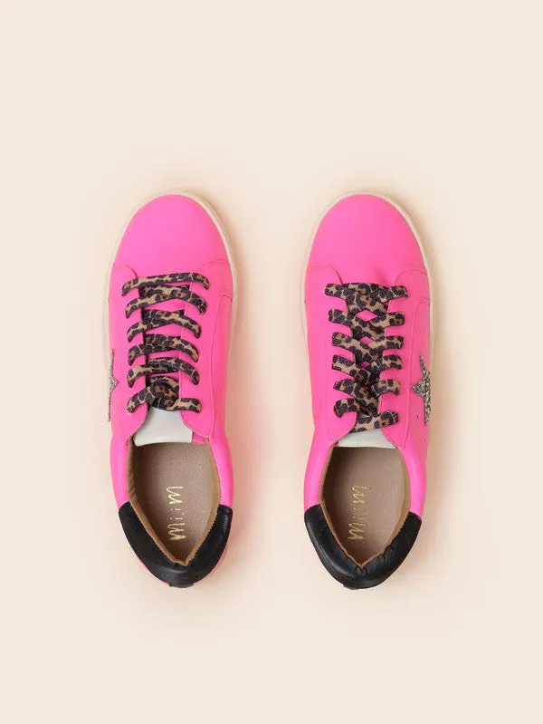 Hot Pink Fashion Sneakers