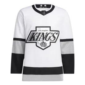LA Kings Adidas Third Prime Green Authentic Jersey - White