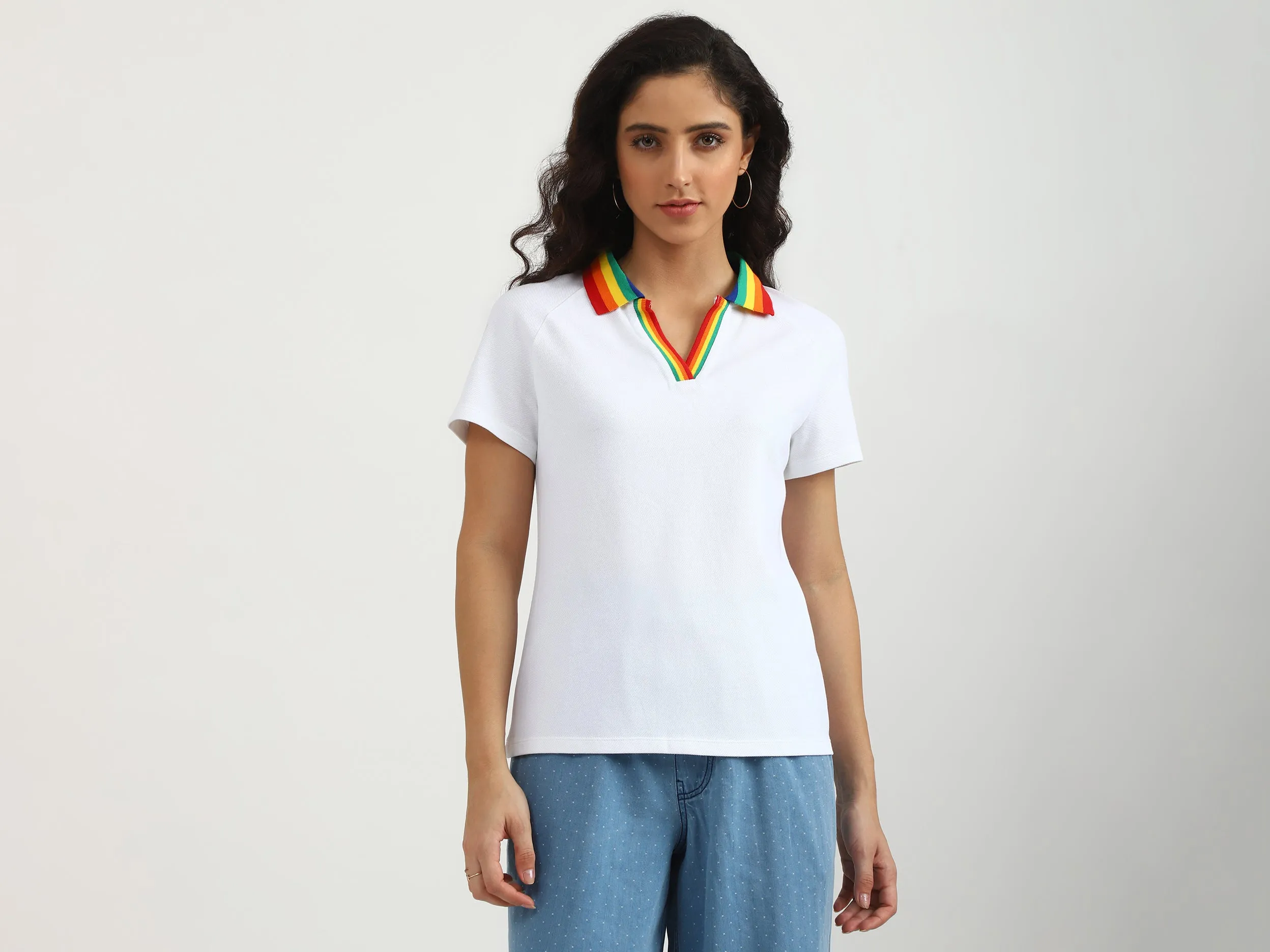 Ladies Fashion Polo T-Shirt