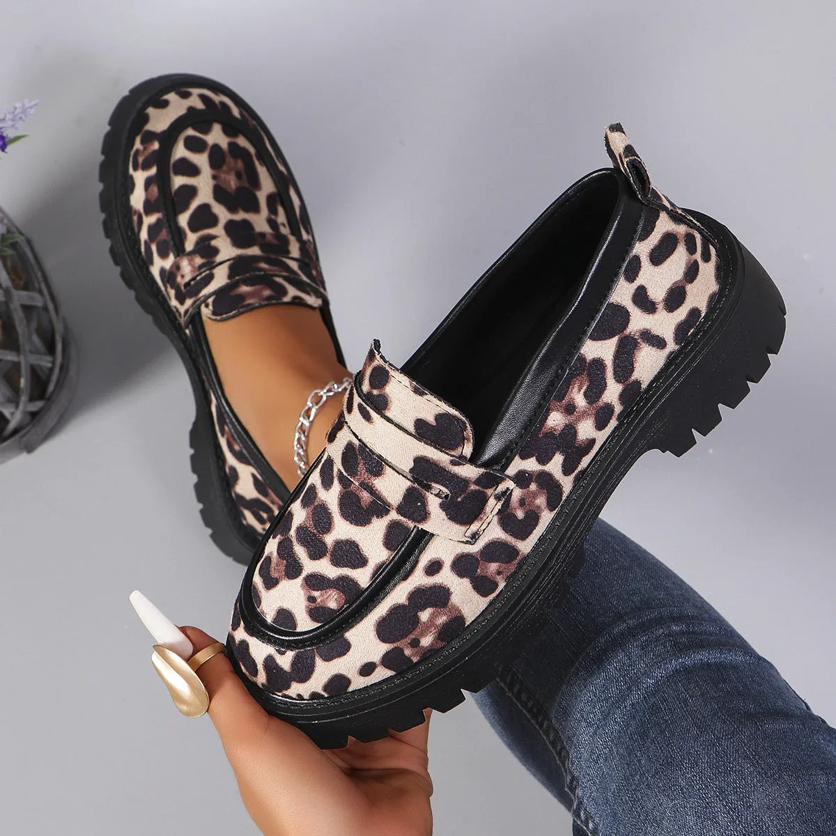Liesbeth  Chunky Platform Loafers