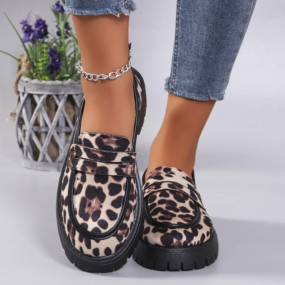 Liesbeth  Chunky Platform Loafers