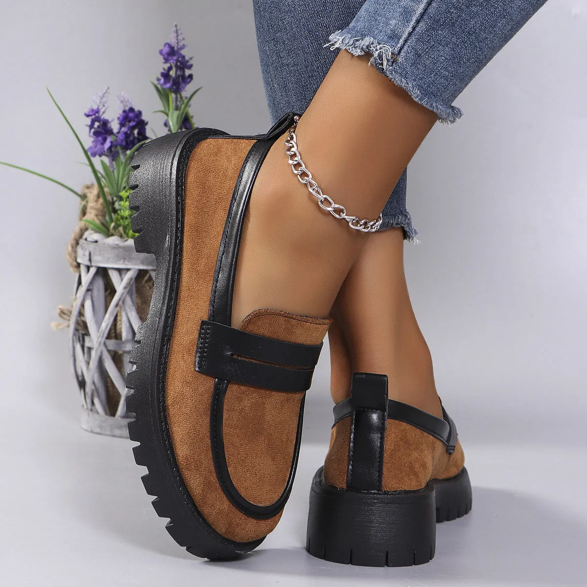 Liesbeth  Chunky Platform Loafers