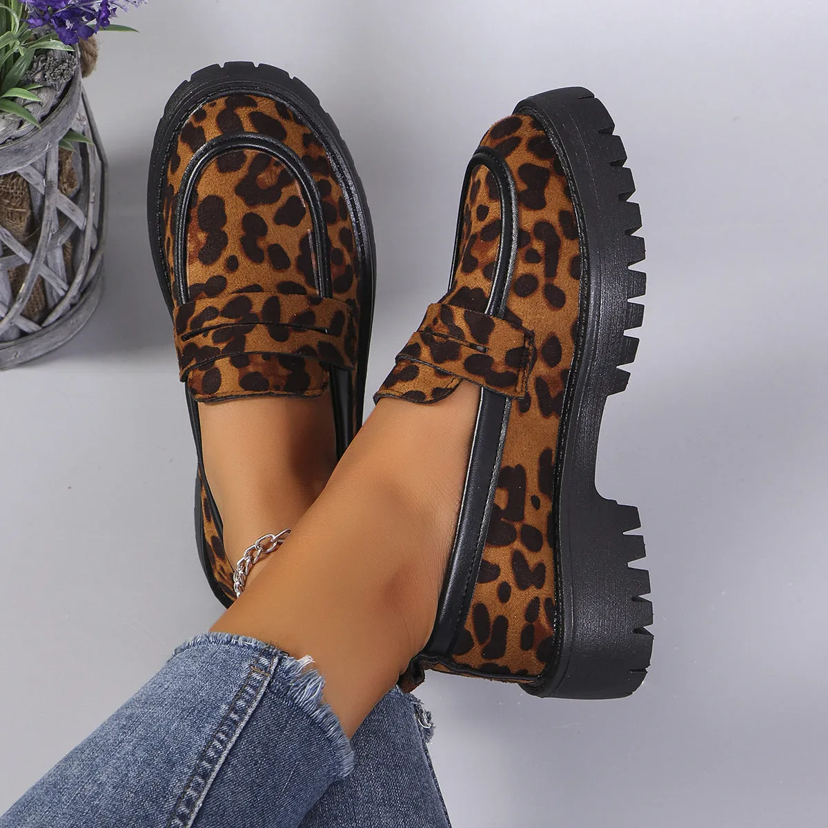 Liesbeth  Chunky Platform Loafers