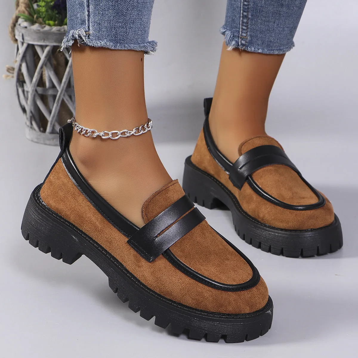 Liesbeth  Chunky Platform Loafers