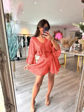  Limited time hot promotion | Casual cropped V-neck lace set