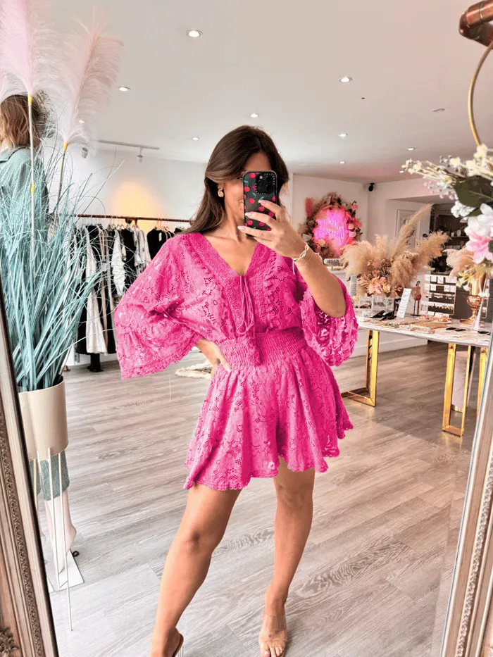  Limited time hot promotion | Casual cropped V-neck lace set