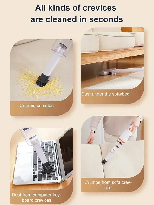 Limited Time Offer 60% OffCordless Household and Car Vacuum Cleaner