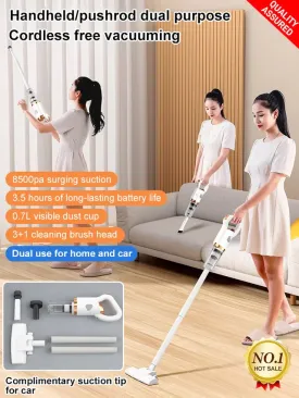 Limited Time Offer 60% OffCordless Household and Car Vacuum Cleaner