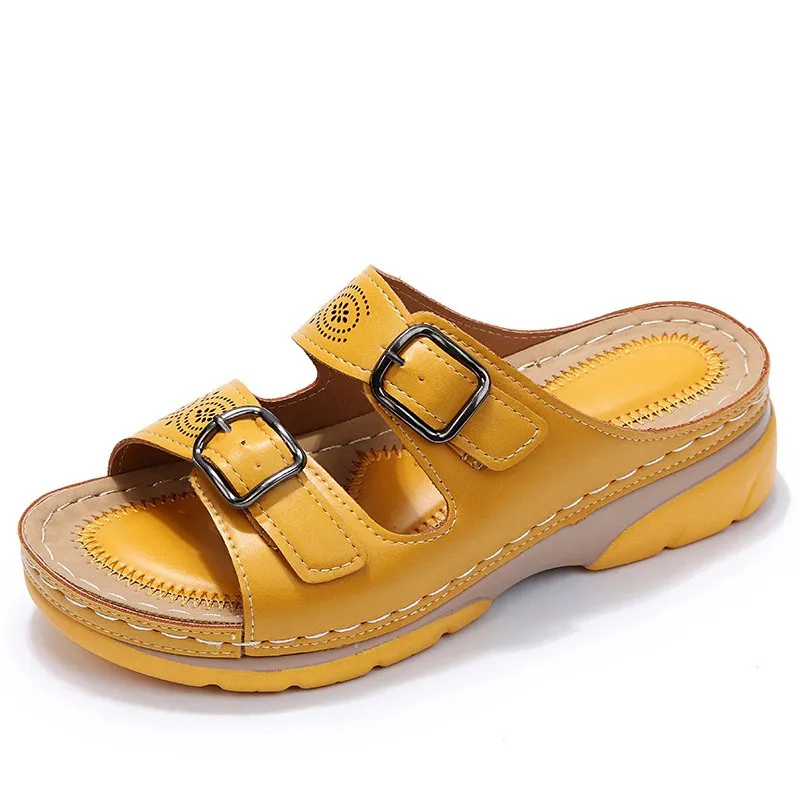 Liv | Orthopedic Leather Sandals