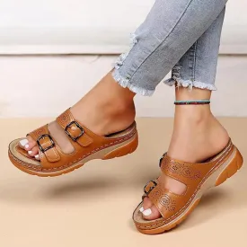Liv | Orthopedic Leather Sandals