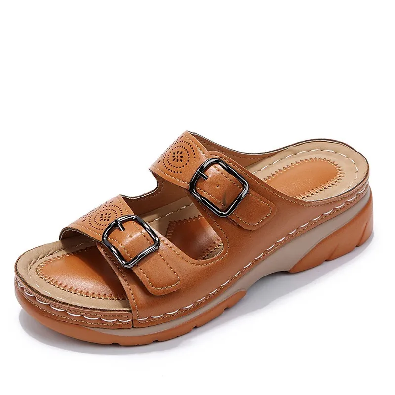 Liv | Orthopedic Leather Sandals