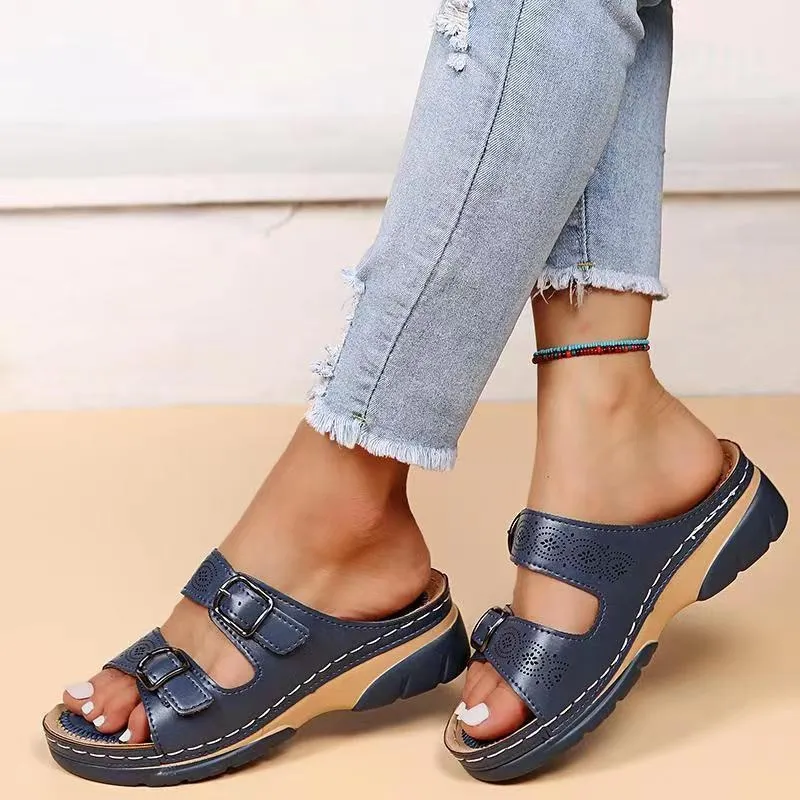 Liv | Orthopedic Leather Sandals