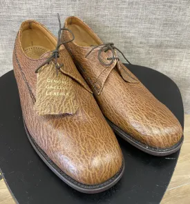 Loake Brothers New Brown Gazelle Leather Lace Up Shoes Size 8