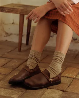 Middle English Brown Leather Shoe