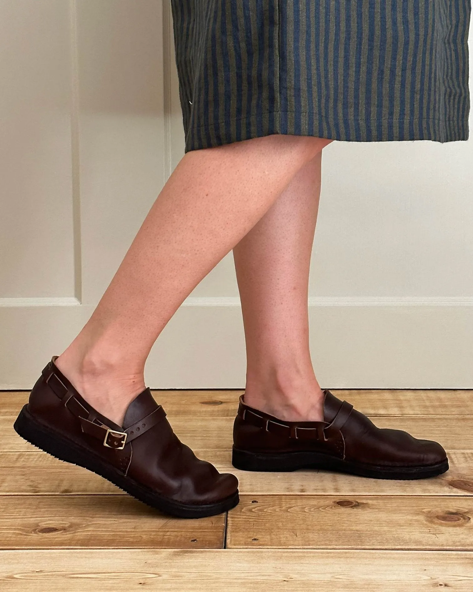 Middle English Brown Leather Shoe