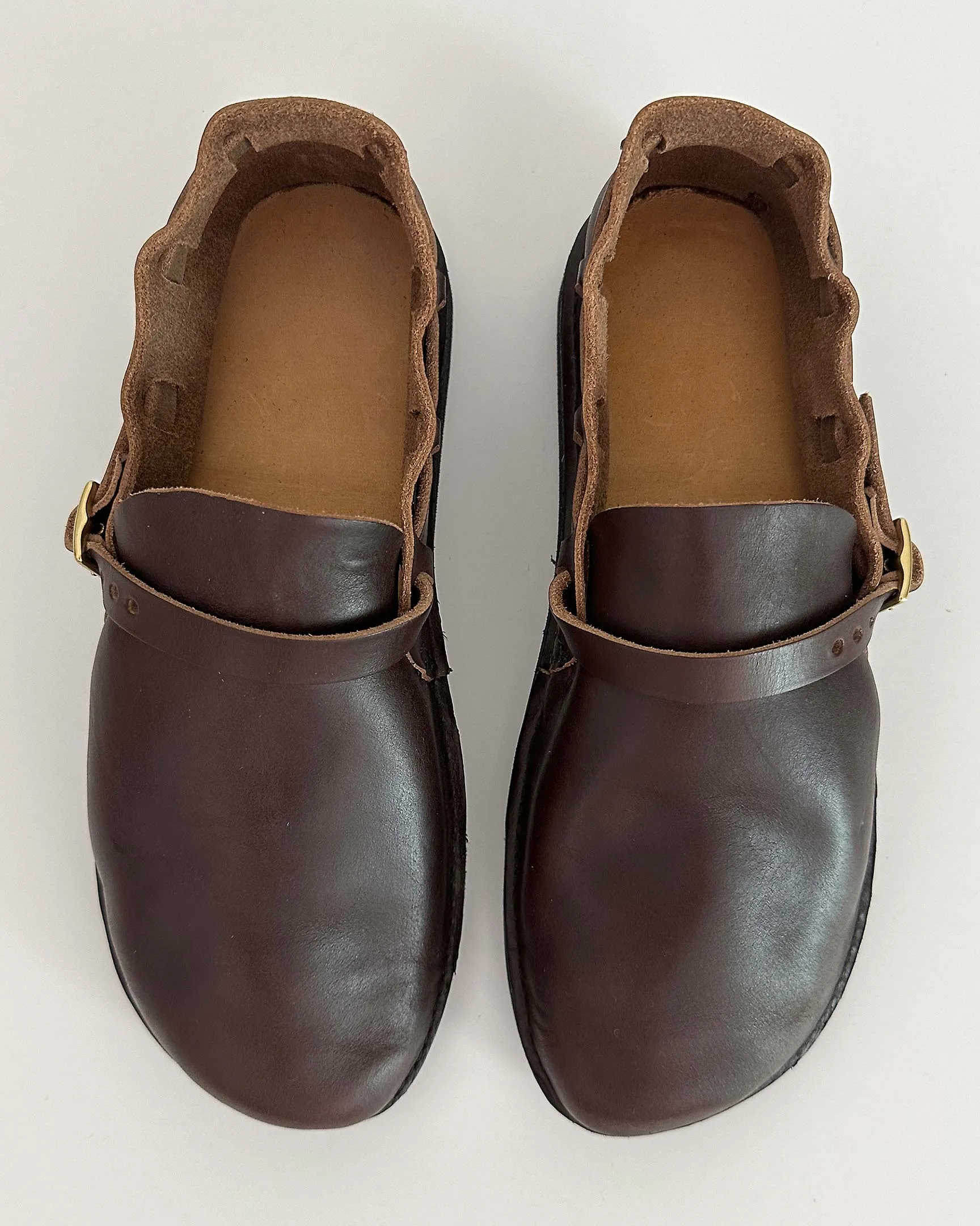 Middle English Brown Leather Shoe